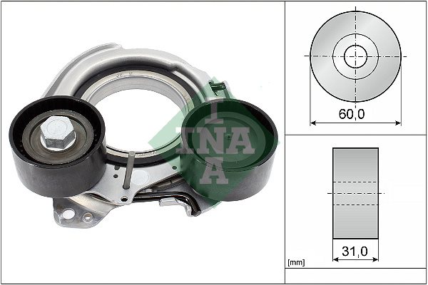 Napinacz paska wieloklinowego do BMW, 534 0934 10, INA w ofercie sklepu e-autoparts.pl 